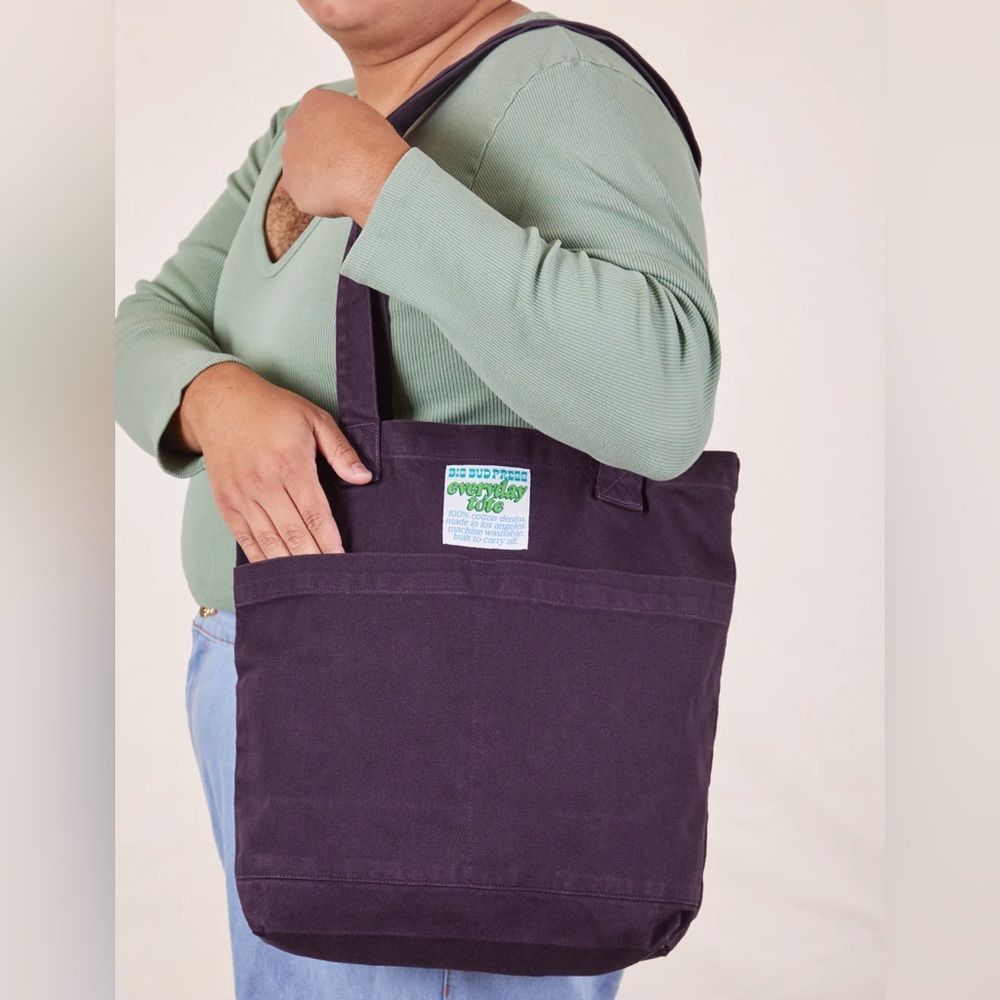 Big Bud Press Everyday Tote Nebula Purple Brand New - Picture 4 of 5